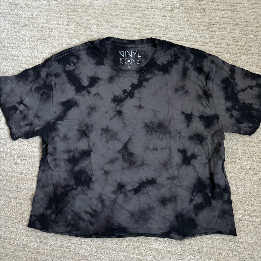 Nordstrom black and gray tie-dye tee (S)